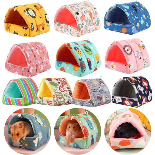 Paws&amp;Feathers™ Mini Guinea Pig Cage Nest Small Animal Mouse Rat Pet Sleeping Bed Hamster 